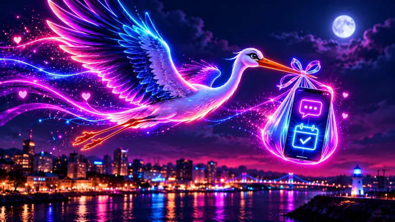 CallStork instant text-back